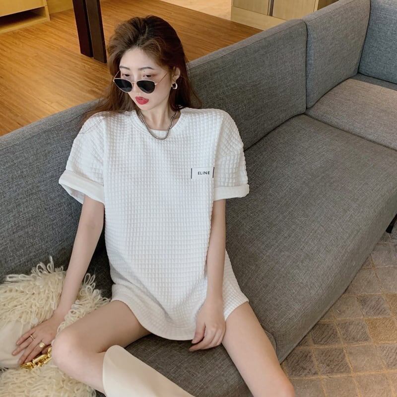スタイリッシュ ラウンドネック 一目惚れ Tシャツ カットソー＜S-2982＞