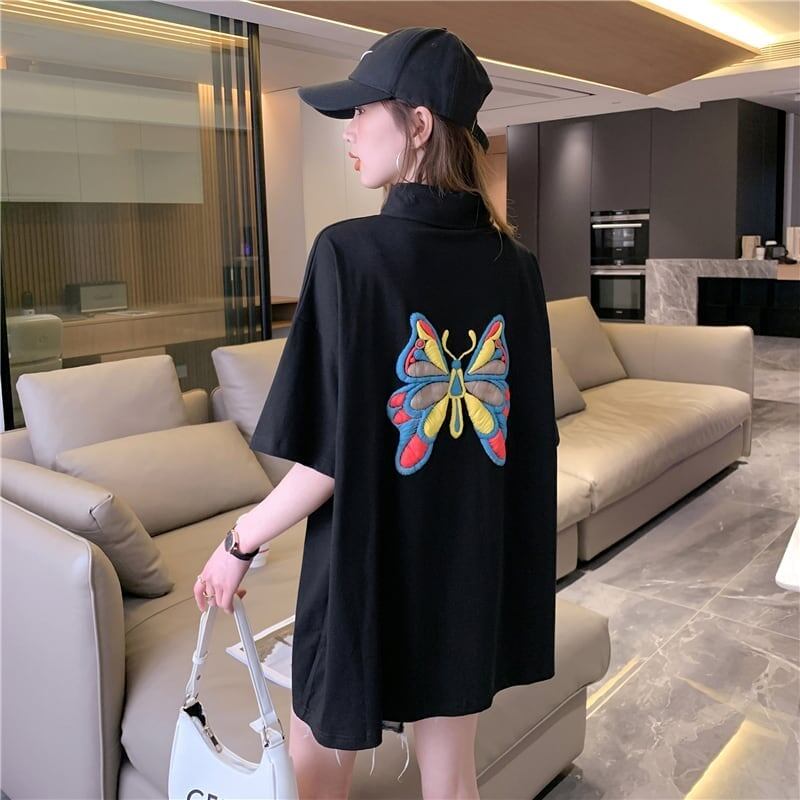 個性的なデザイン プリント 一目惚れ Tシャツ カットソー＜S-3044＞