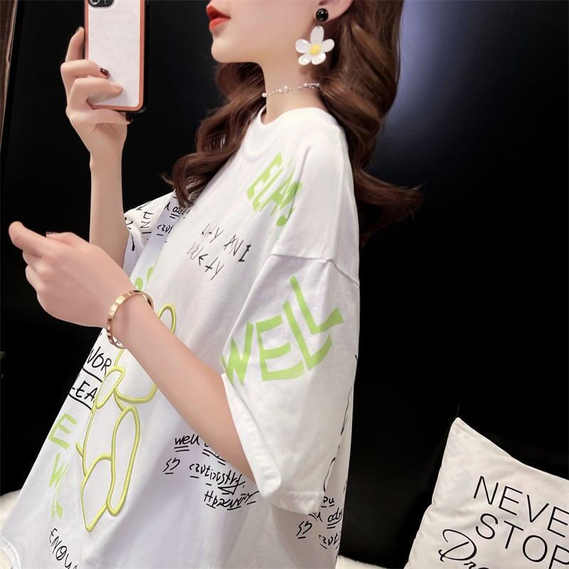 好感度満載 3色選択可 美感いっぱい Tシャツ カットソー トップス＜S-3052＞