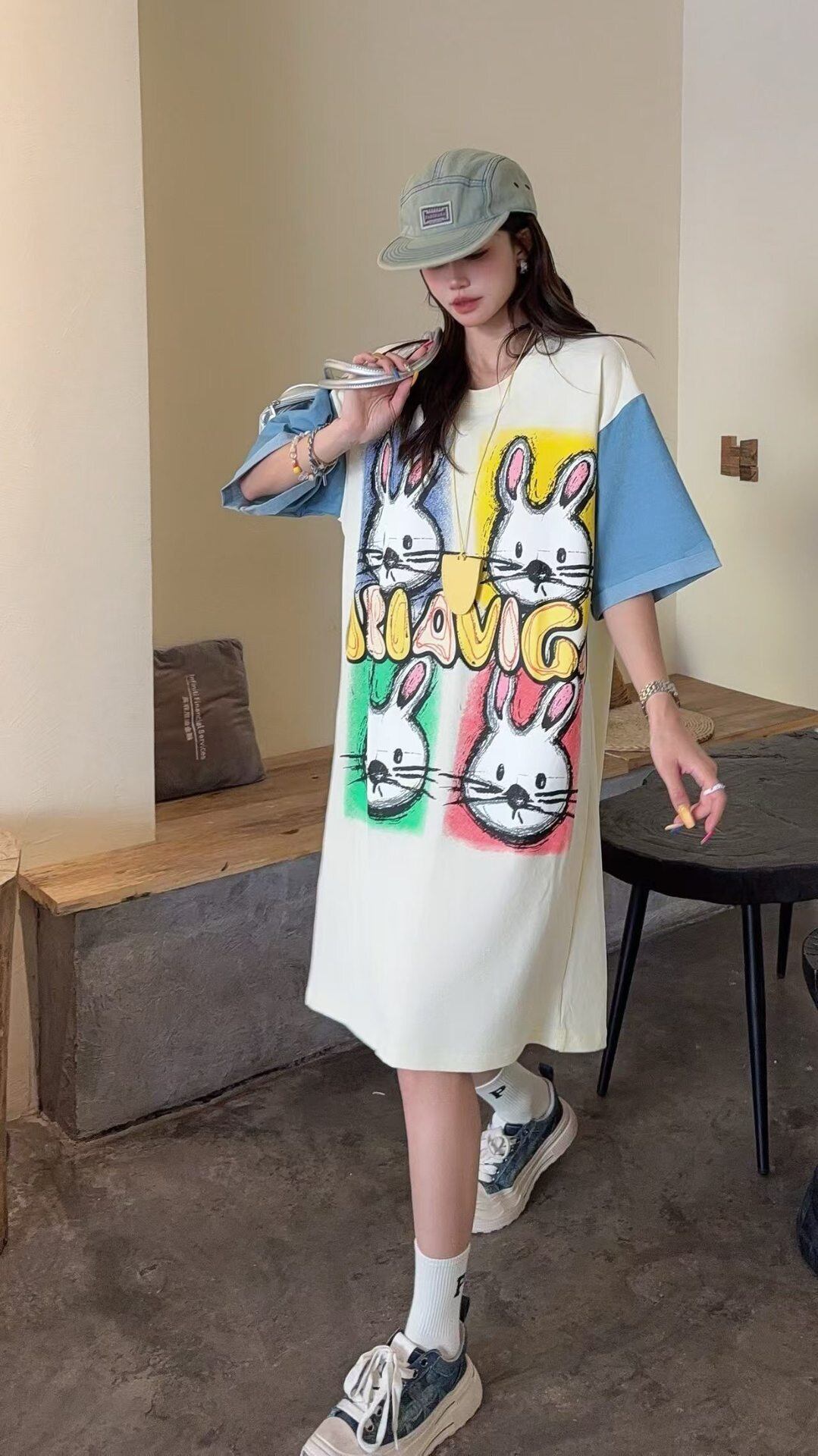 着回し力抜群 好感度UP 海外トレンド カジュアル 全3色 半袖 Tシャツ ＜S-11464＞