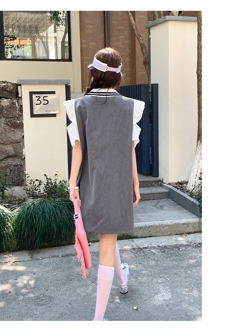 話題沸騰中 知的 美人度アップ ファッション 切り替え ワンピース＜S-8890＞
