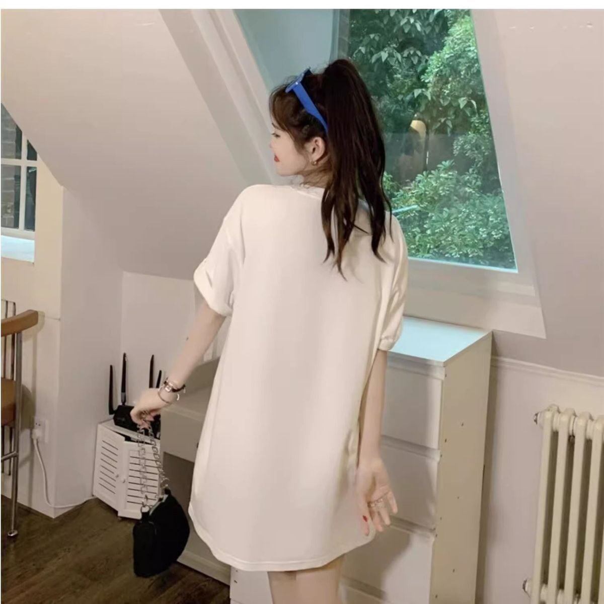 売り切れ必至 カジュアル 上質 ファッション プリント 半袖Tシャツ＜S-8586＞