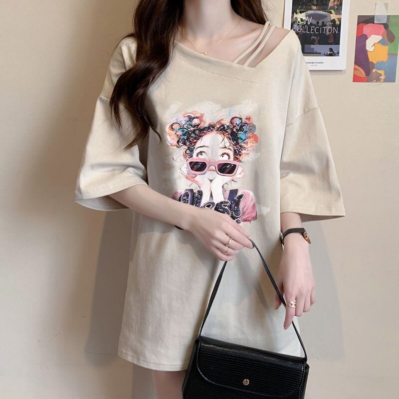 美人度アップ カジュアル キュート 全3色 半袖Tシャツ カットソー ＜S-8613＞