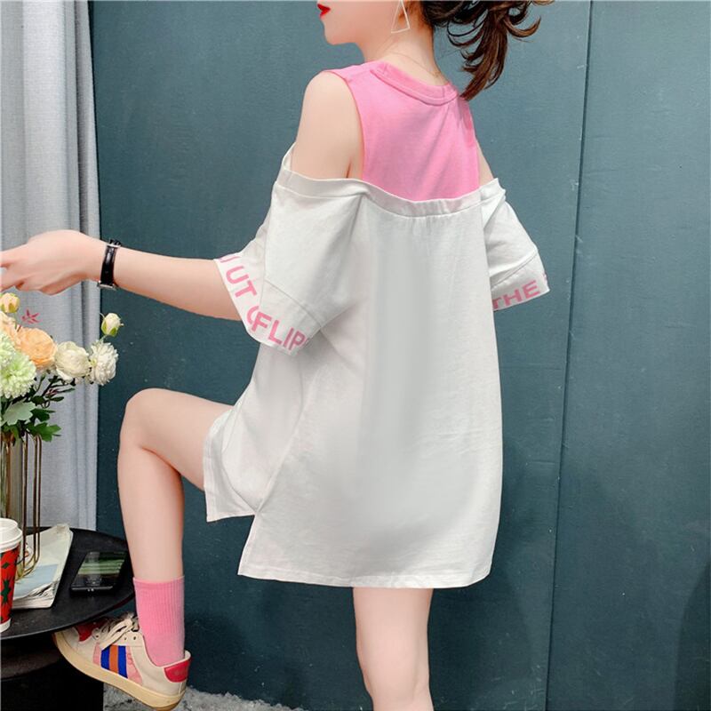 今季大好評 3色選択可 美感いっぱい ベアトップ Tシャツ カットソー＜S-3203＞