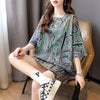 個性的なデザイン プリント 一目惚れ Tシャツ カットソー ワンピース＜S-3502＞