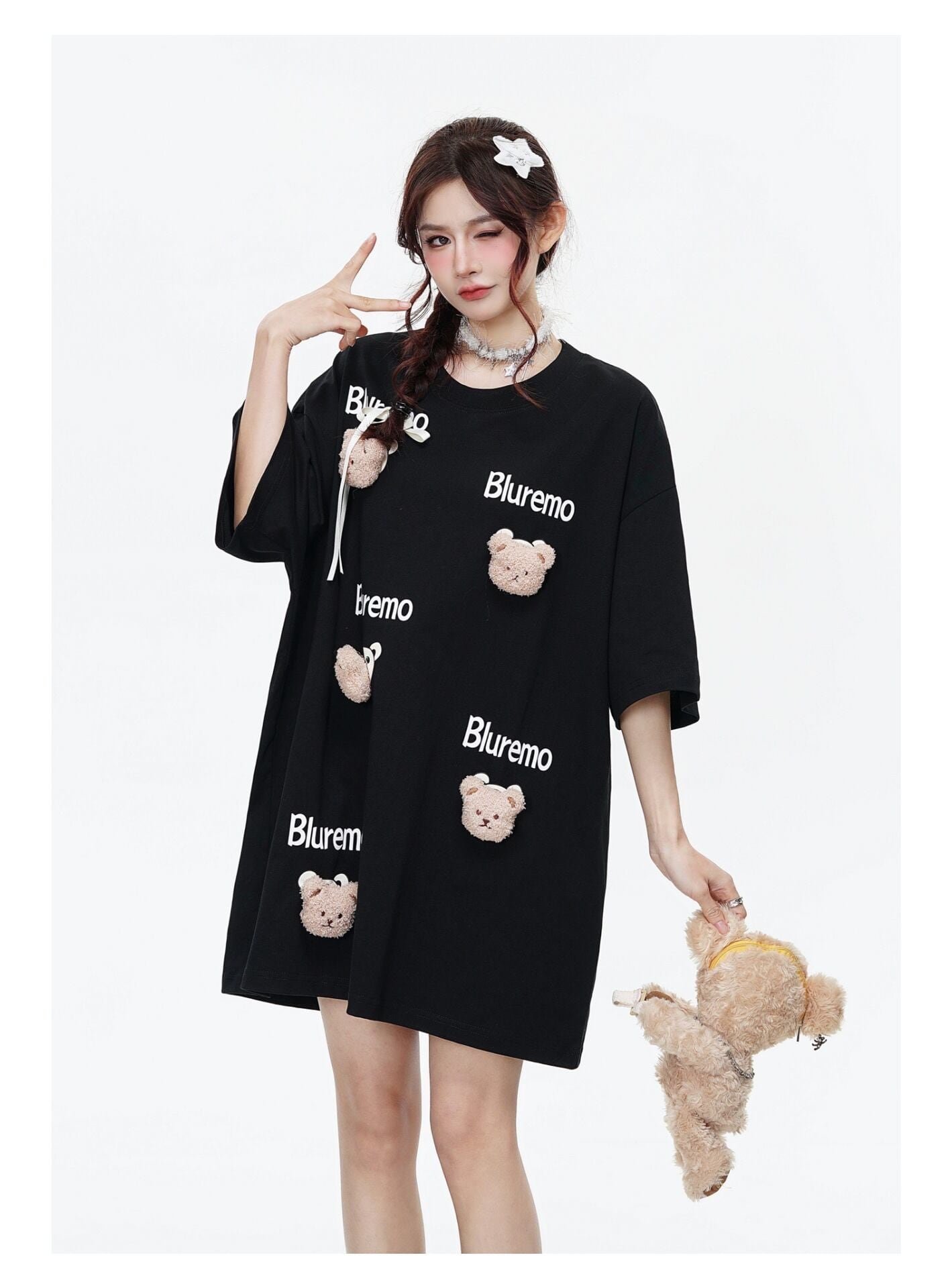 期間限定 ファッション 着回し力抜群 ゆったり 男女兼用 全3色 半袖Tシャツ＜S-9065＞