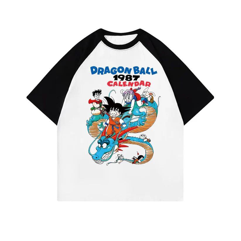 絶対流行 プリント カジュアル 切り替え 半袖Tシャツ 全2色<S-6680>