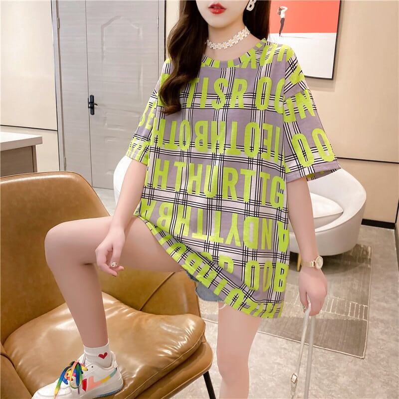ゆったり感アップ プリント 美感いっぱい Tシャツ カットソー＜S-3337＞