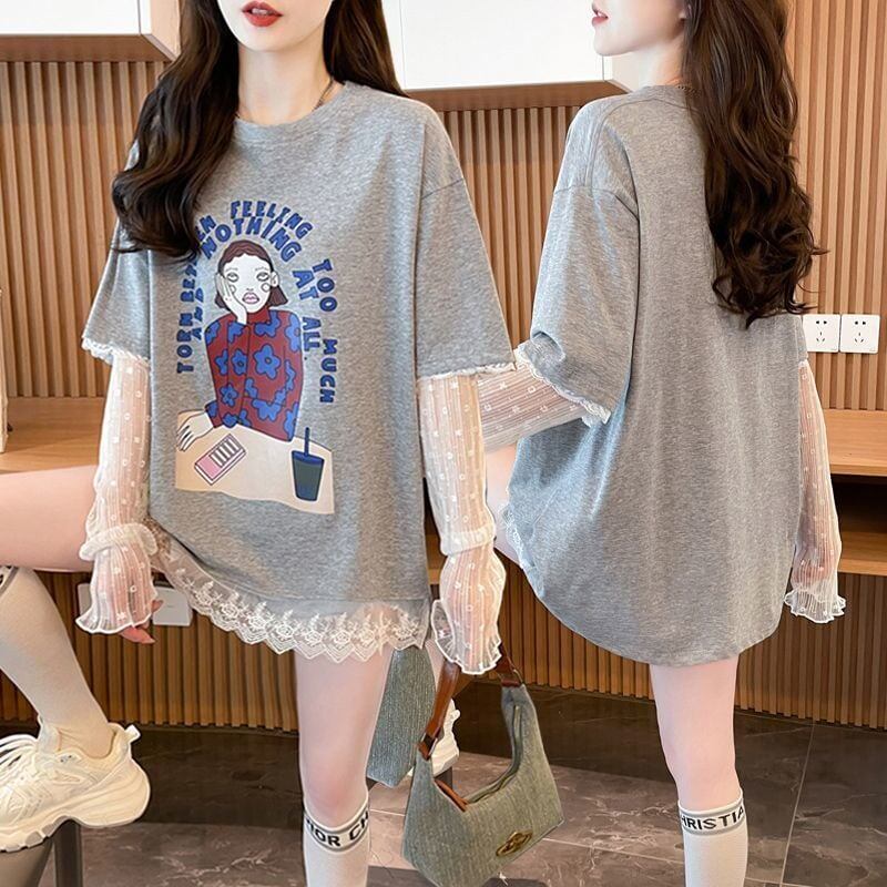 美人度アップ 絶対流行 今季マストバイ 早い者勝ち カジュアル Tシャツ<S-11701>