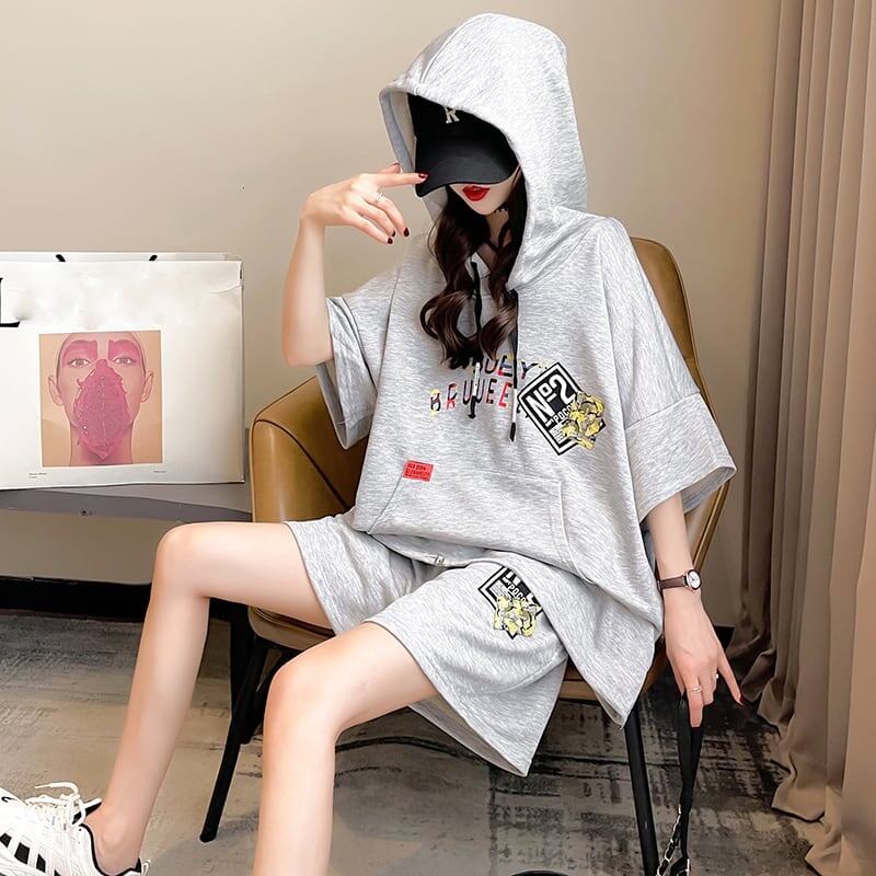 ファッション 切り替え 清涼感たっぷり ブラウス＋パンツ セットアップ＜S-3144＞
