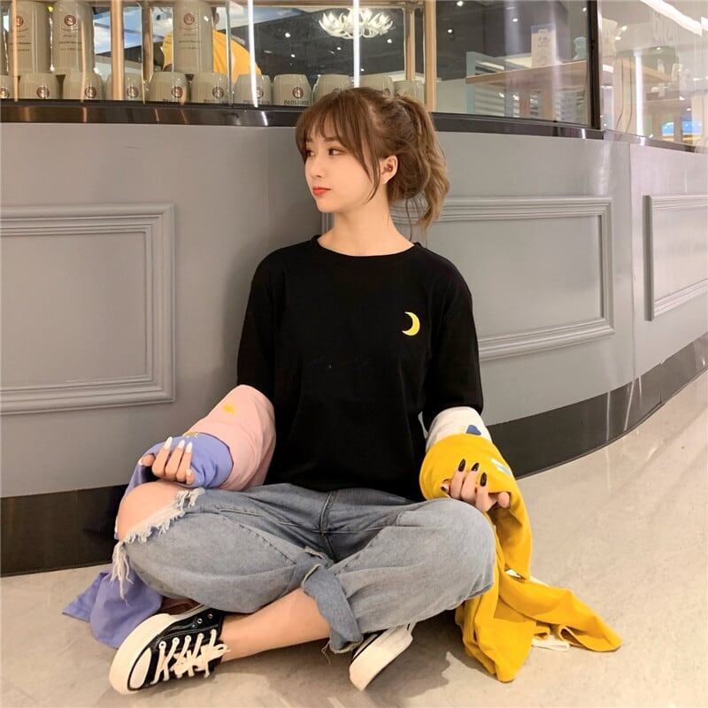 オシャレ度満点 プリント カジュアル Tシャツ カットソー＜S-3315＞