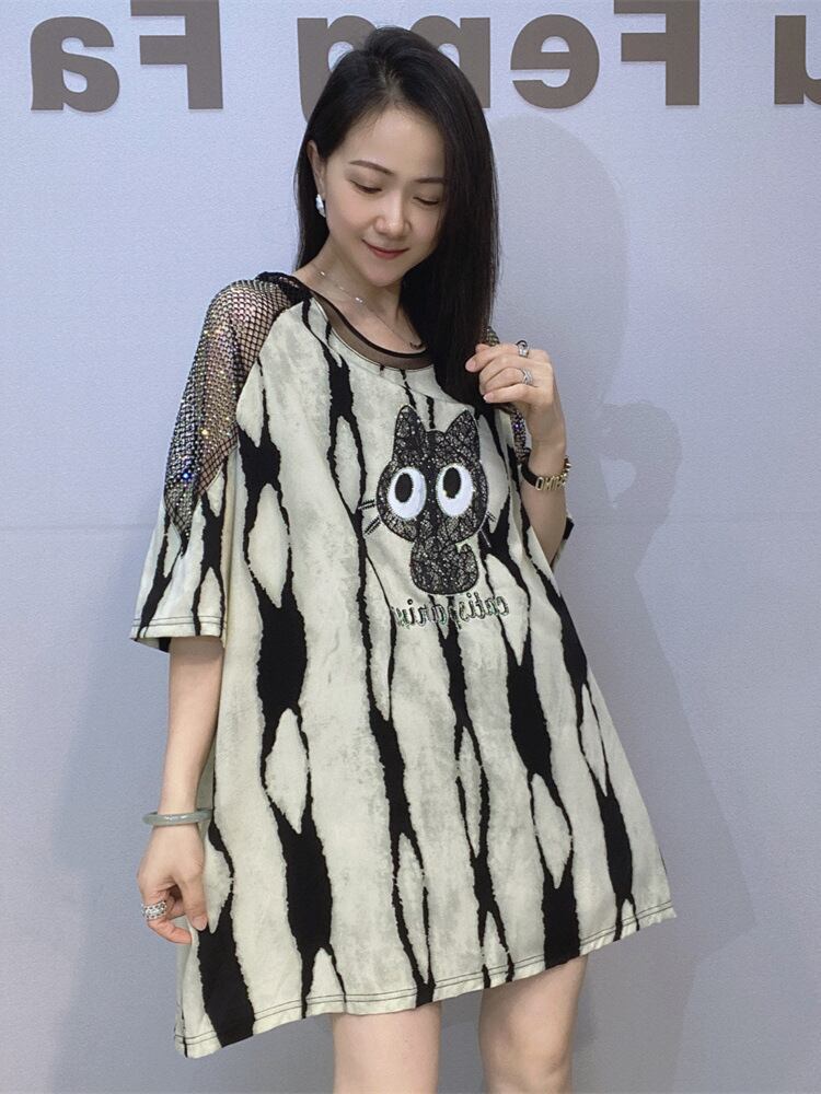 好感度UP 早い者勝ち 絶対流行 カジュアル 2色選択 Tシャツ<S-11575>