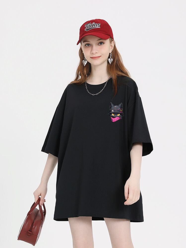 絶対欲しい 絶対流行 キュート 早い者勝ち カジュアル 2色選択 Tシャツ<S-11137>