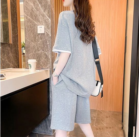定番シンプル 半袖Ｔシャツⅹパンツセット全4色 カジュアル <S-8732>