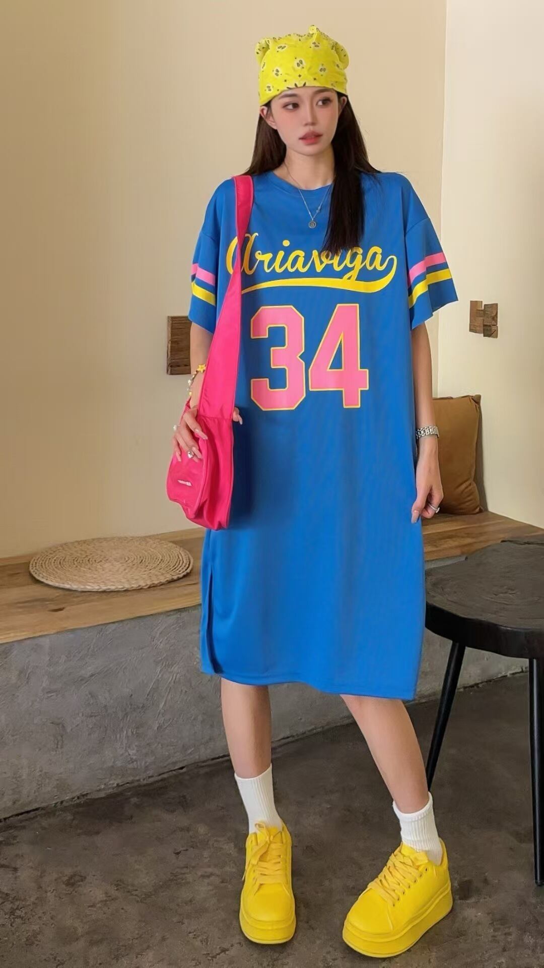美人度アップ 好感度UP 海外トレンド カジュアル 全3色 半袖 Tシャツ ＜S-11555＞