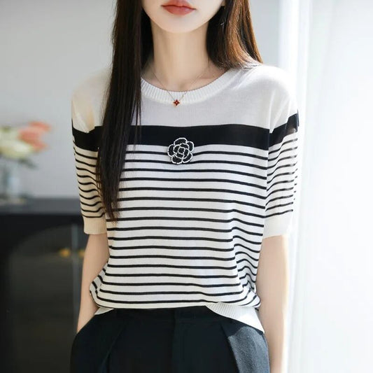 定番シンプル 売り切れ必至 着回し力抜群 全2色 Tシャツ <S-11938>