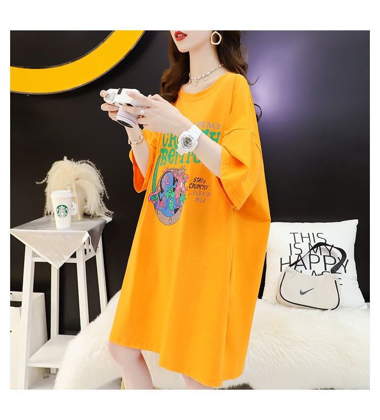 大活躍 好感度UP 海外トレンド カジュアル 全3色 半袖 Tシャツ ＜S-11442＞