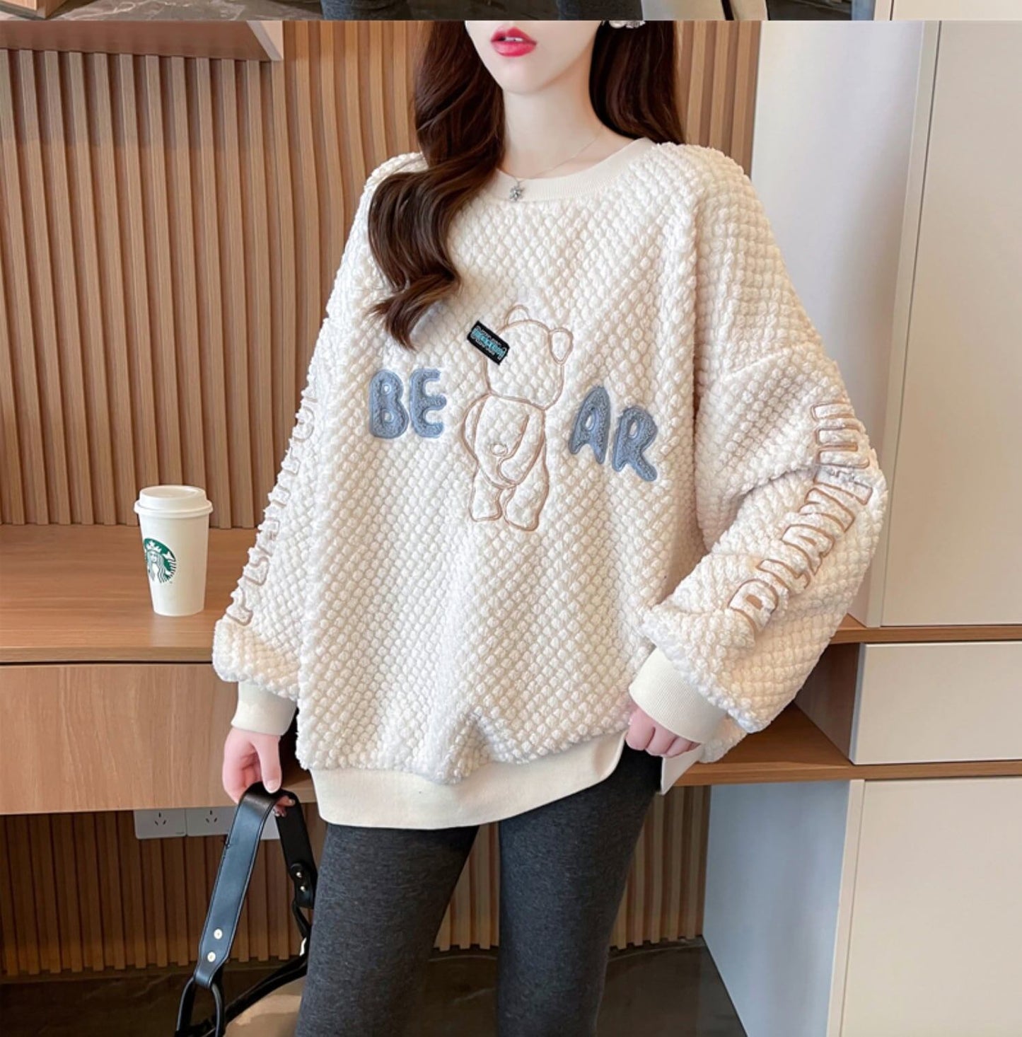超人気商品 裏起毛 大活躍 2色 スウェット <S-3867>