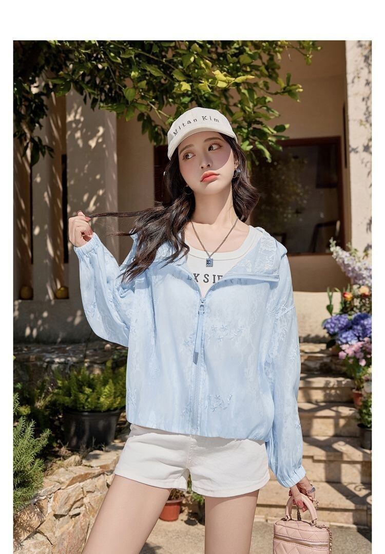 売れ筋 売り切れ必至 美人度アップ 超人気 シンプル 透け感 日焼け対策 3色 シャツ ＜S-11329＞