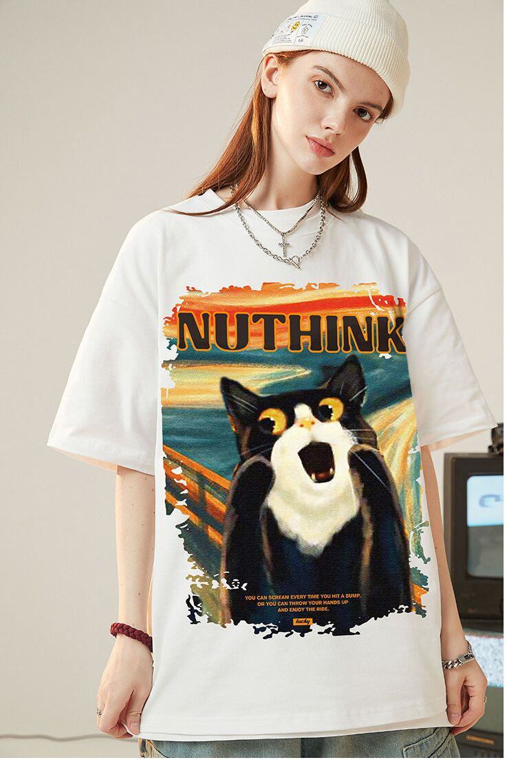 絶対欲しい デザイン性抜群 売り切れ必至 ファッション プリント 4色選択 半袖Tシャツ＜S-9293＞