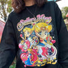 【半額！期間限定！！】主役級  プリントオーバーサイズ カラーマッチングスウェット＜S-6882＞