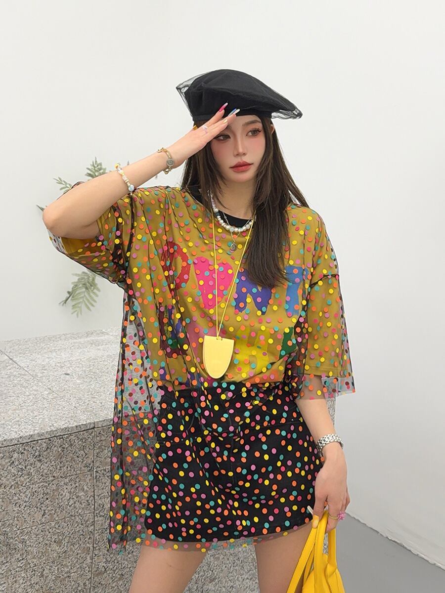 絶対流行 海外トレンド 定番シンプル 好感度UP カジュアル 全2色 半袖 Tシャツ ＜S-11225＞