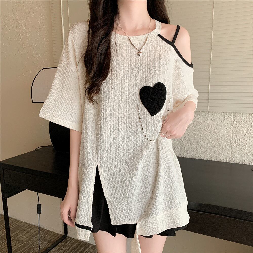 超人気商品 オフショルダー ファッション Tシャツ ＜S-8667＞