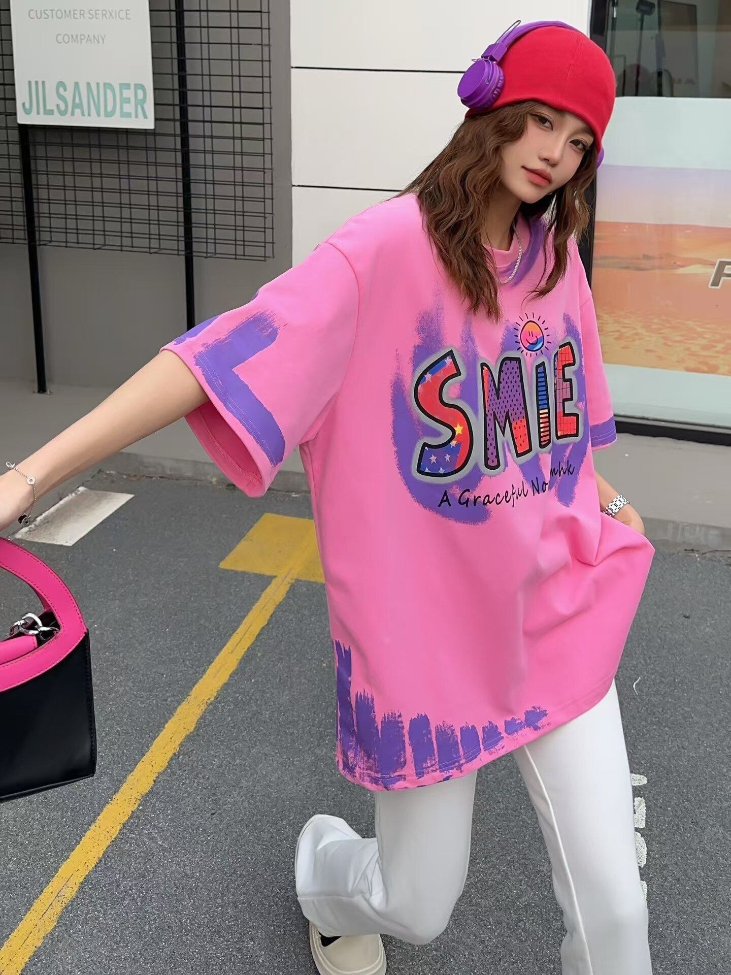 おすすめ 好感度UP 美人度アップ カジュアル 全4色 半袖 Tシャツ ＜S-11234＞