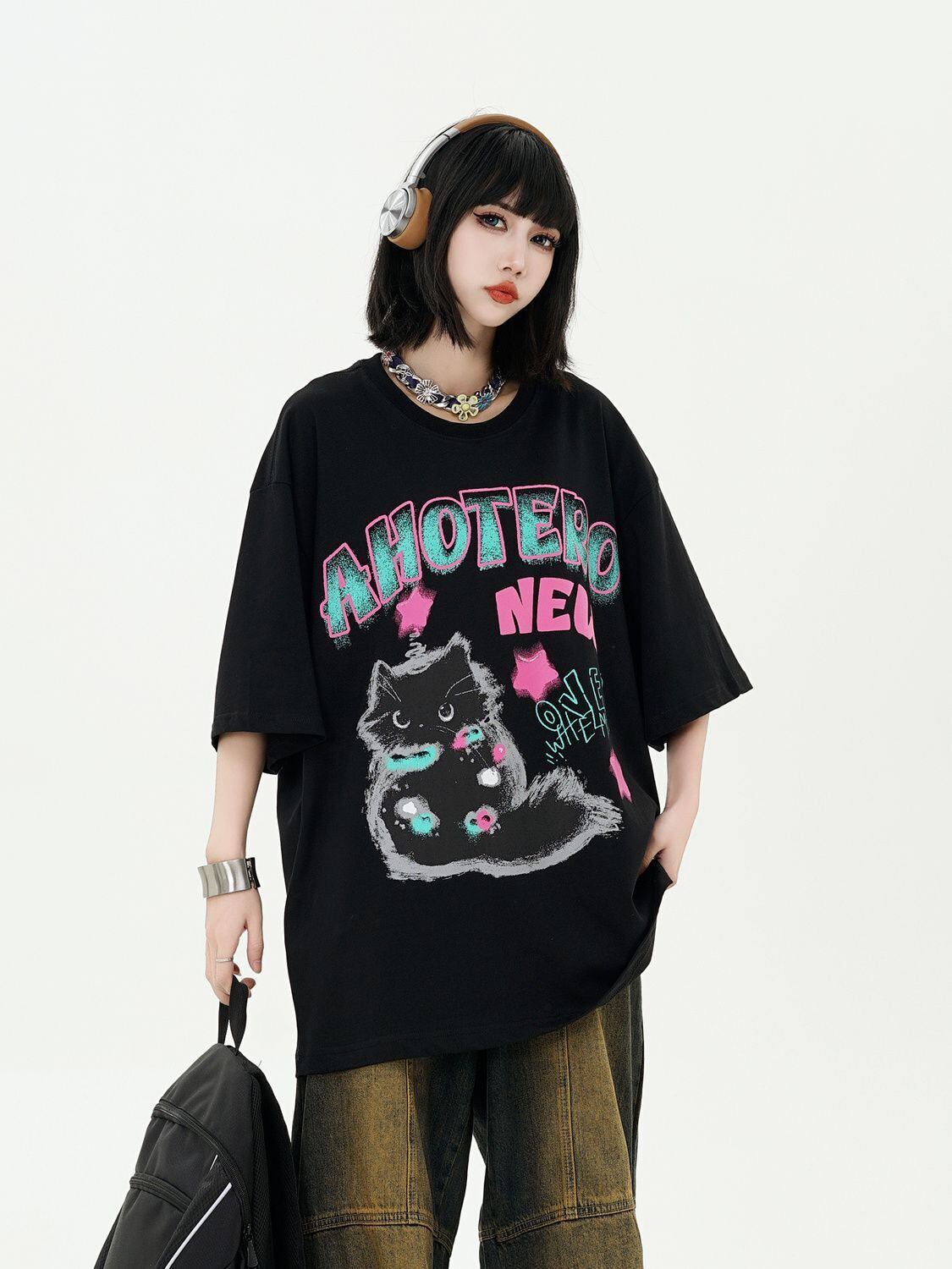 絶対欲しい 好感度UP 海外トレンド カジュアル 全3色 半袖 Tシャツ ＜S-11101＞