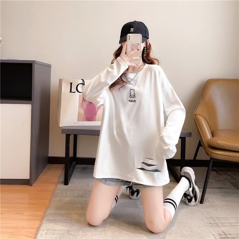 着心地抜群 切り替え 一目惚れ プリント Tシャツ カットソー＜S-3662＞