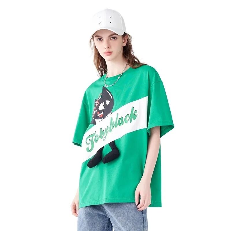絶対欲しい 絶対流行 今季マストバイ 早い者勝ち カジュアル 2色選択 Tシャツ<S-11658>