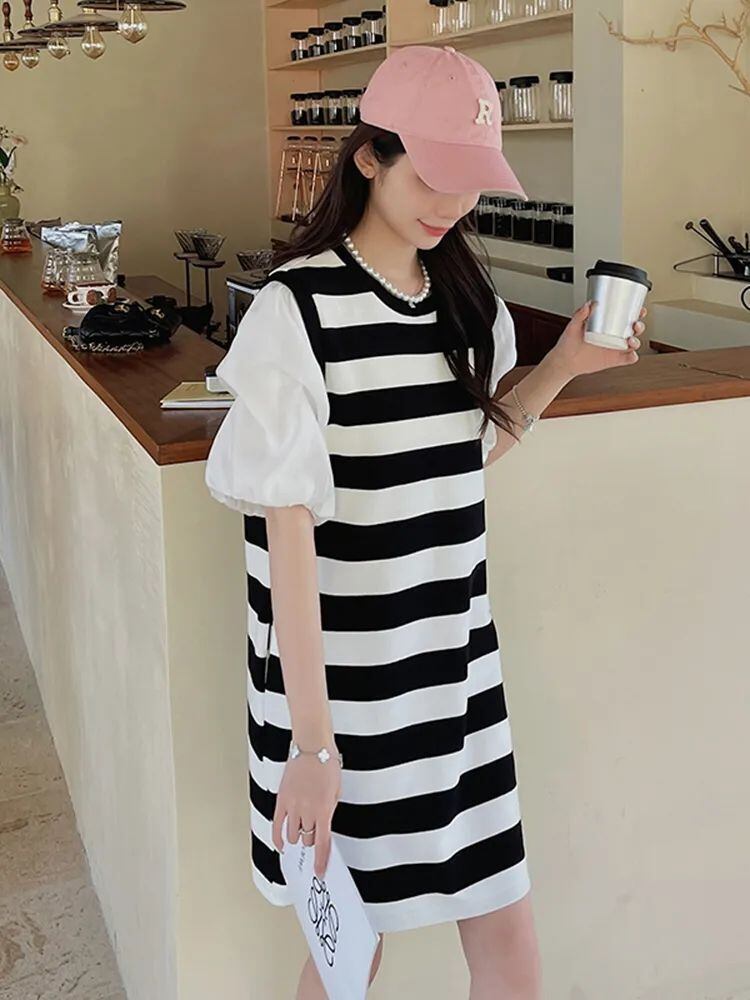 定番シンプル 美人度アップ 売り切れ必至 デザイン性抜群 ワンピース<S-11115>