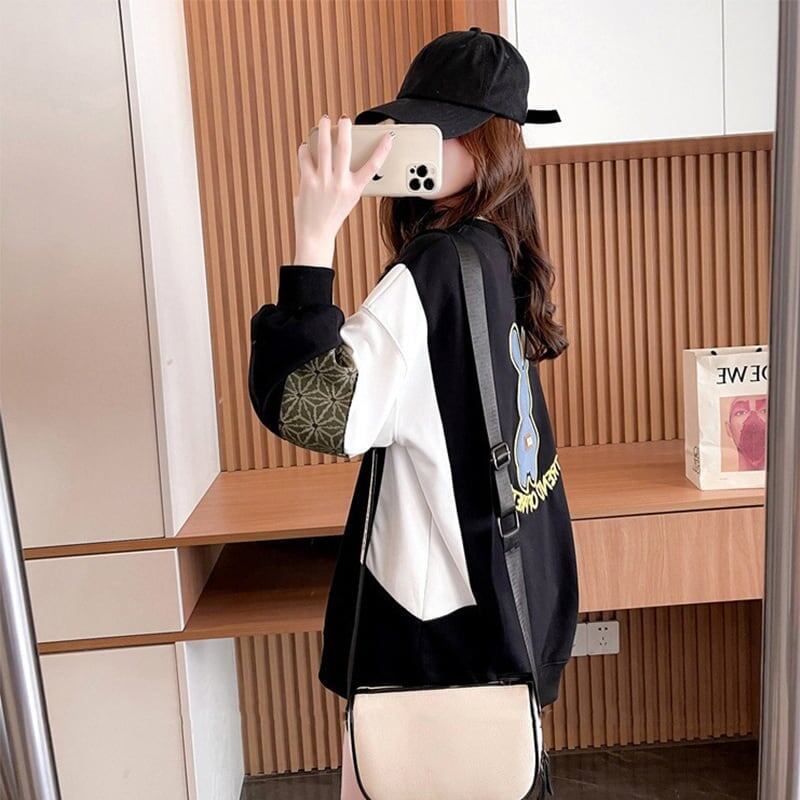 オシャレ感たっぷり プリント 美人度アップ スウェット パーカー＜S-3010＞