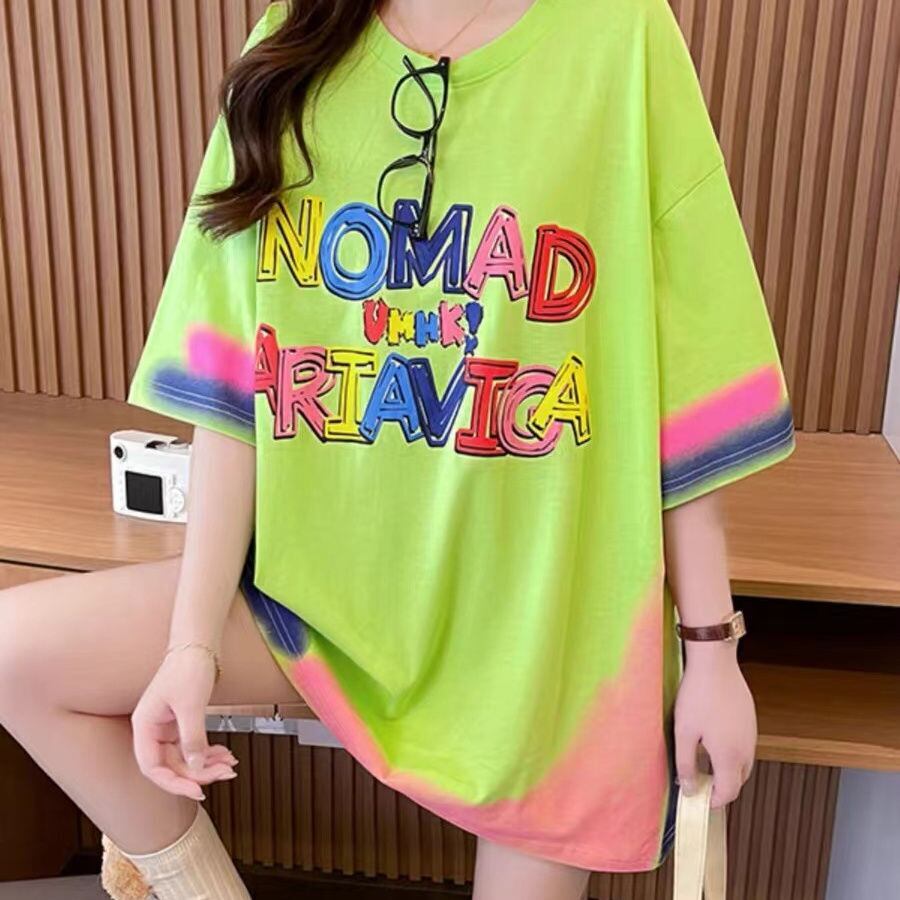【半額！期間限定！！】着回し力抜群 個性派 ファッション プリント 3色選択 半袖Tシャツ＜S-8589＞
