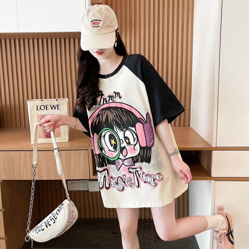スウィート 好感度UP 大好評 カジュアル 全3色 半袖 Tシャツ ＜S-11128＞