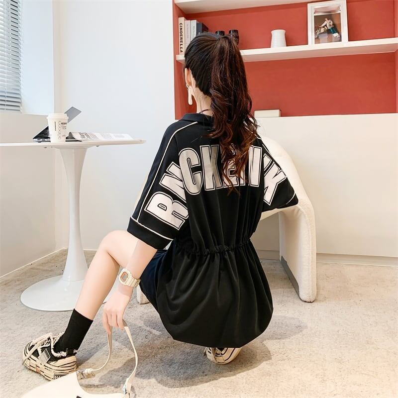 好感度満載 切り替え 美感いっぱい Tシャツ カットソー トップス＜S-3258＞