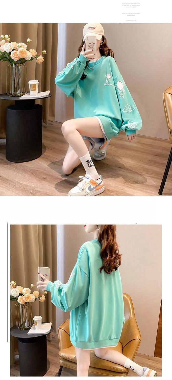 【裏起毛】 美人度アップ 魅力的 スウェット <S-6026>
