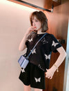 新作 ファッション 絶対欲しい 海外トレンド 半袖 Tシャツ ショートパンツ セットアップ<S-6726>