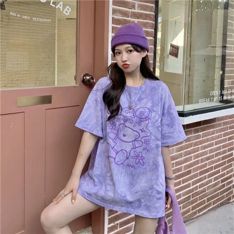 期間限定 個性派 超人気 絞り染め ゆったり 3種選択可 半袖 Tシャツ＜S-8773＞