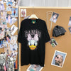 ゆったり プリント カジュアル シンプル Tシャツ S-13289