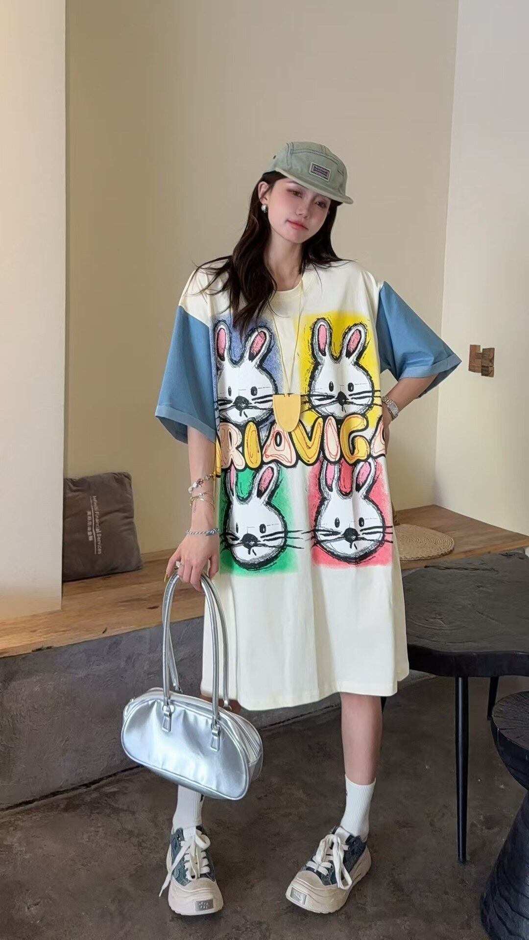 着回し力抜群 好感度UP 海外トレンド カジュアル 全3色 半袖 Tシャツ ＜S-11464＞