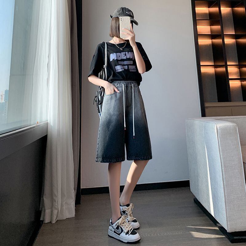 絶対欲しい オシャレ度満点 ゆったり感アップ ディップダイ デニム パンツ＜S-8303＞