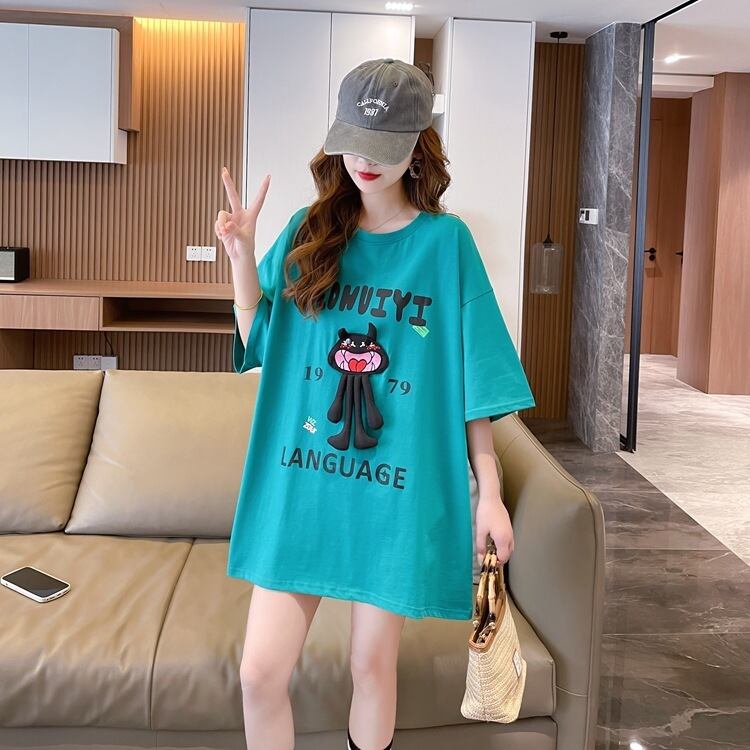 今季マストバイ ファッション 新商品 プリント ゆったり 全4色 半袖 Tシャツ＜S-11365＞