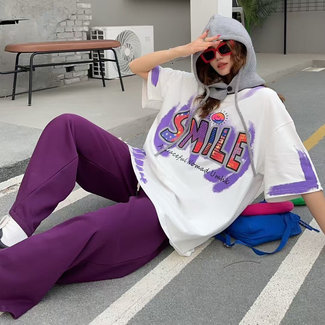おすすめ 好感度UP 美人度アップ カジュアル 全4色 半袖 Tシャツ ＜S-11234＞