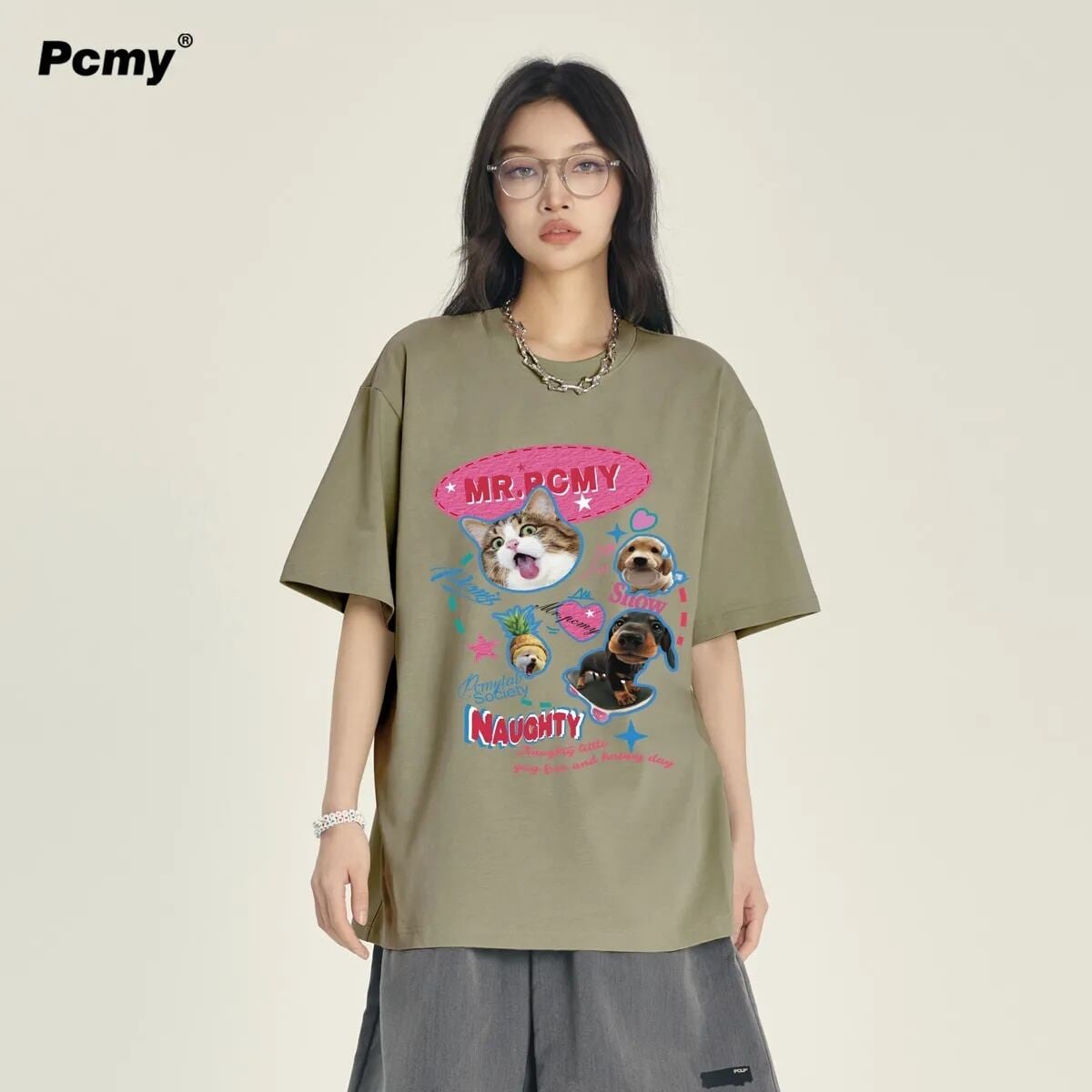 美人度アップ 海外トレンド 定番シンプル 好感度UP カジュアル 全3色 半袖 Tシャツ ＜S-11284＞