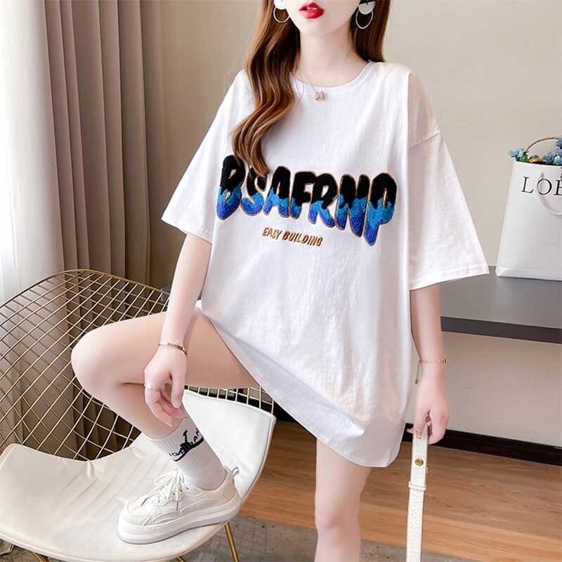 スタイリッシュ アルファベット 一目惚れ Tシャツ カットソー＜S-3168＞