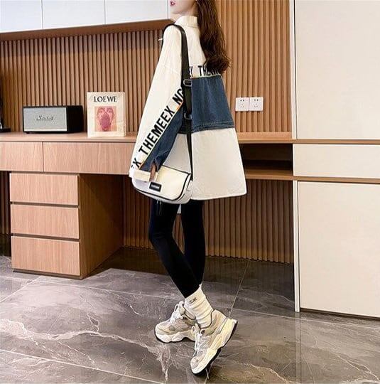 絶対流行 オシャレ度満点 ファッション 切り替え シャツ ＜S-8075＞