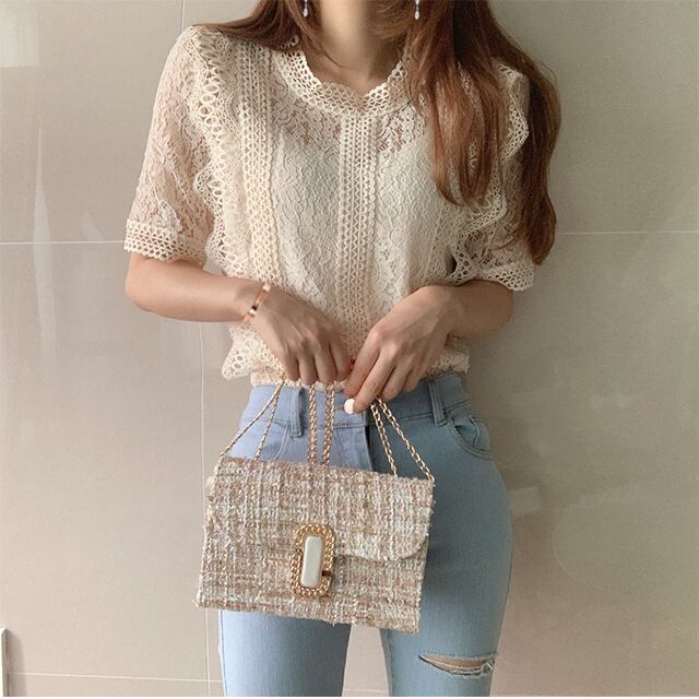 美人度アップ プリント ファッション ゆったり 全4色 半袖 Tシャツ＜S-11784＞