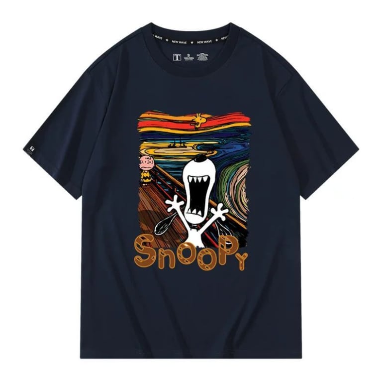 男女兼用 人気 プリント 半袖 Tシャツ <S-13156>
