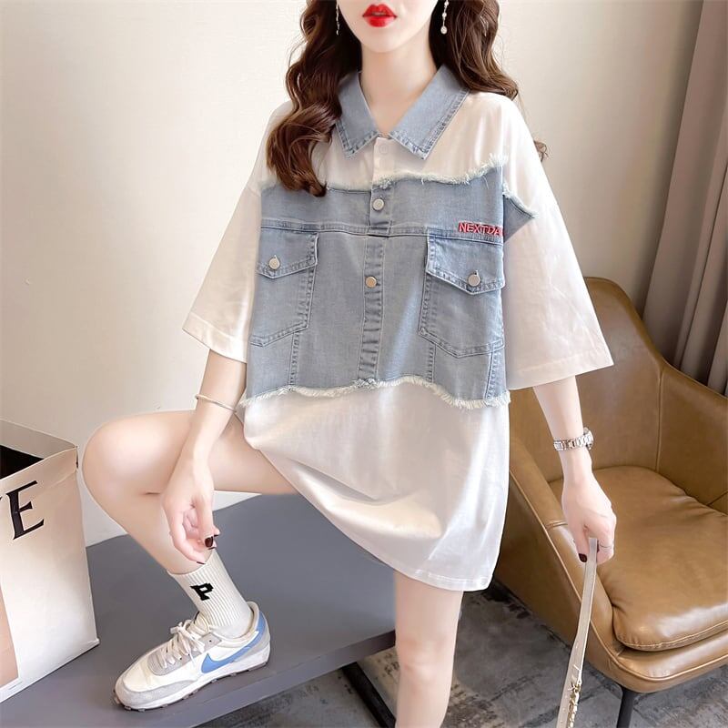 スタイリッシュ プリント 一目惚れ Tシャツ カットソー＜S-3358＞